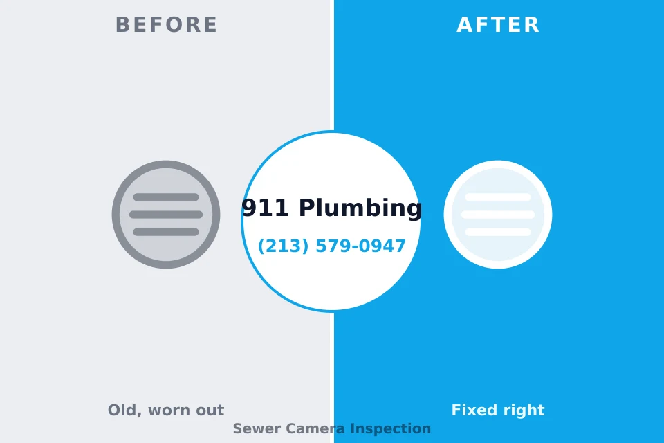 Before and after: plumbing company Plaquemine, LA